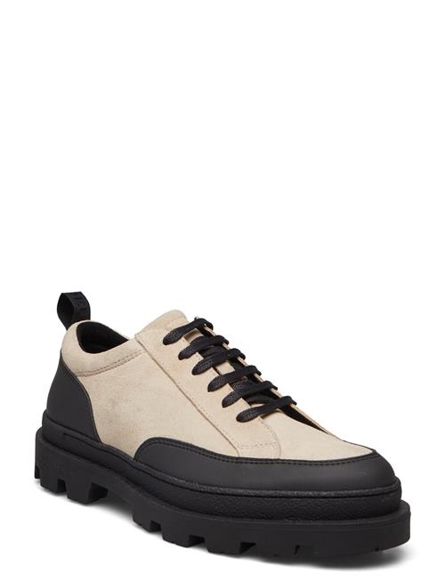 Se Les Deux Tanner Suede Sneaker Les Deux Beige ved Booztlet