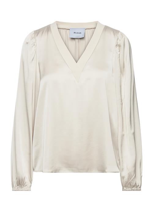 Minus Msselva V-Neck Blouse Minus Cream