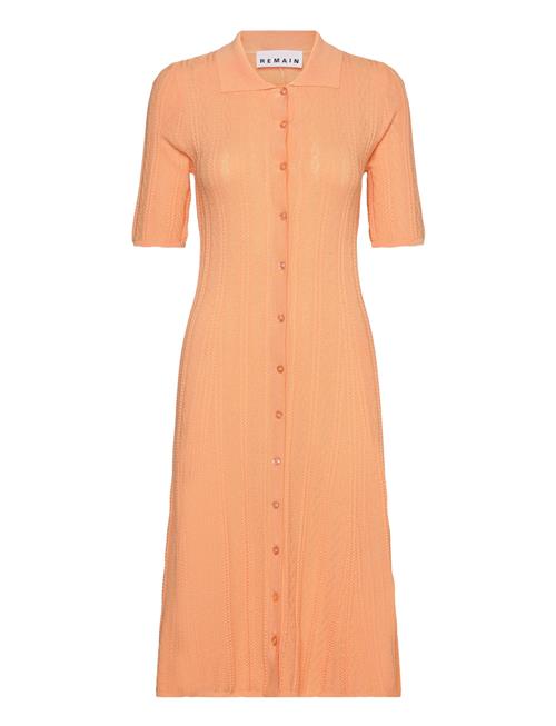 REMAIN Birger Christensen Short Polo Dress REMAIN Birger Christensen Orange