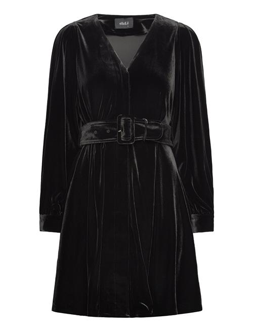 Hadley Velour Dress Ella&il Black