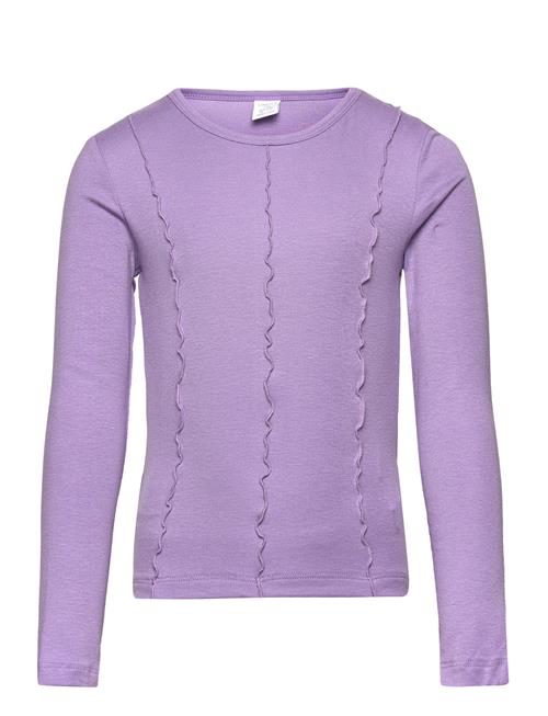 Se Lindex Top With Seams Lindex Purple ved Booztlet