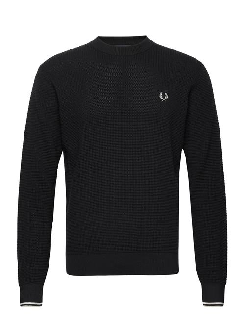 Fred Perry Waffle Stitch Jmpr Fred Perry Black