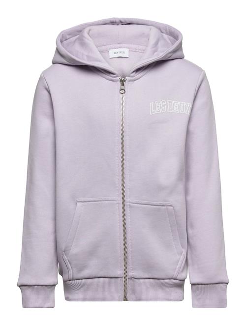 Les Deux Blake Zipper Hoodie Kids Les Deux Purple