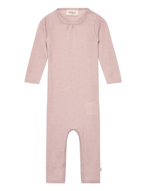 Wheat Wool Jumpsuit Gatherings Wheat Pink