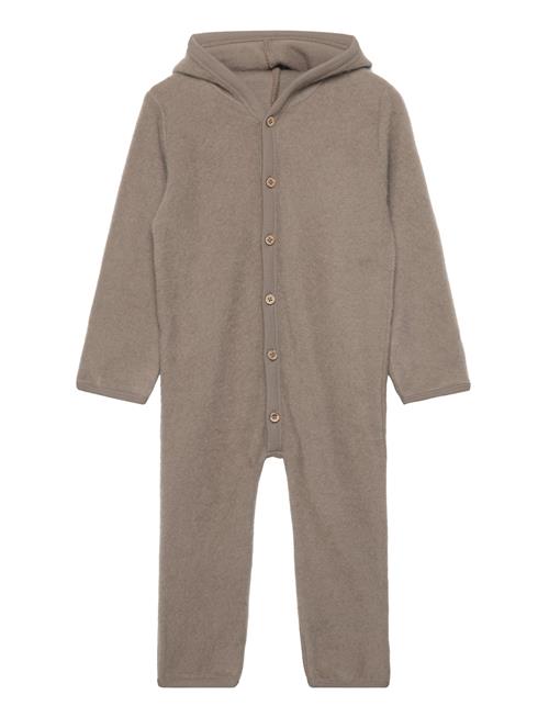 Wheat Wool Fleece Suit Ata Wheat Beige