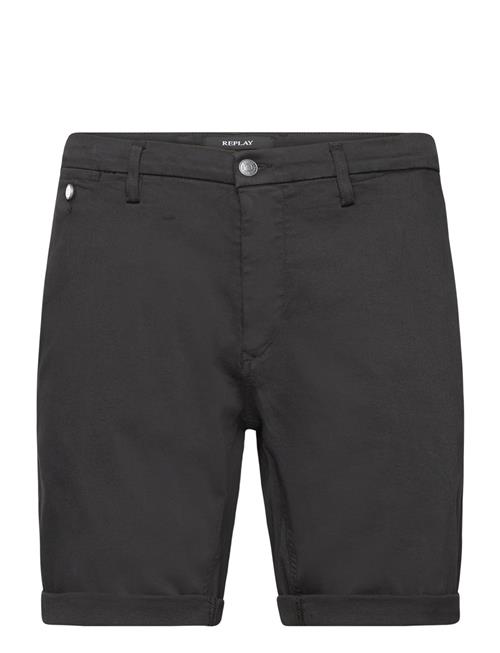 Benni Short Shorts Regular Hyperchino Color Xlite Replay Black