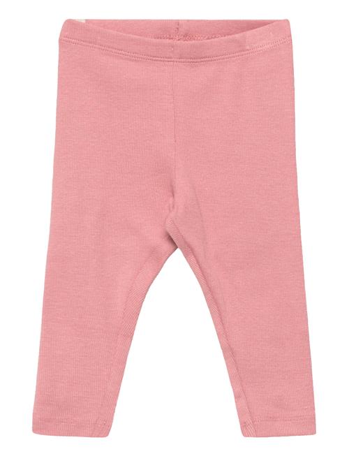 Wheat Rib Leggings Wheat Pink