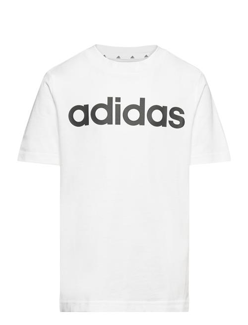 Se adidas Sportswear U Lin Tee Adidas Sportswear White ved Booztlet