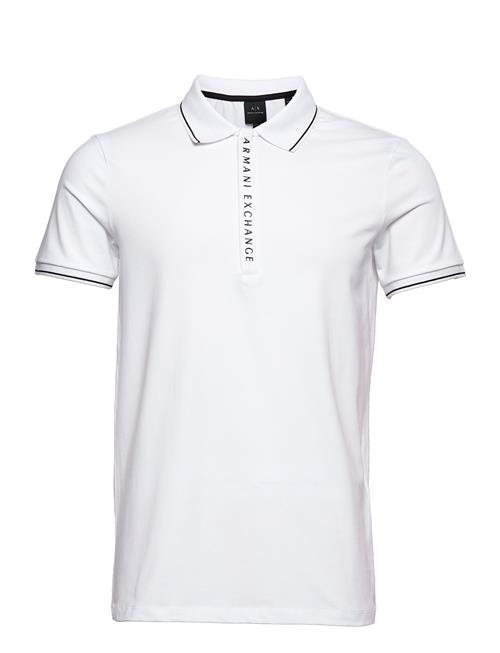 Se Armani Exchange Polo Armani Exchange White ved Booztlet