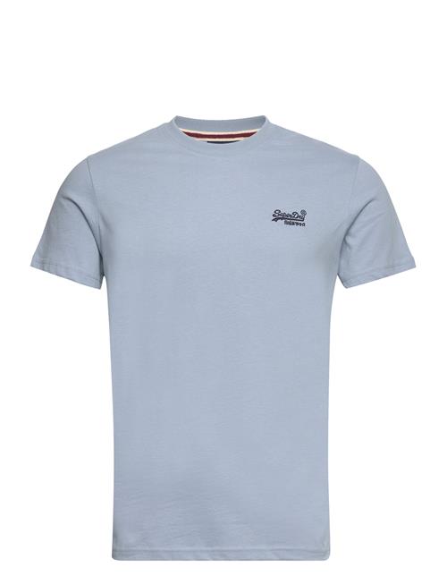 Se Superdry Essential Logo Emb Tee Superdry Blue ved Booztlet