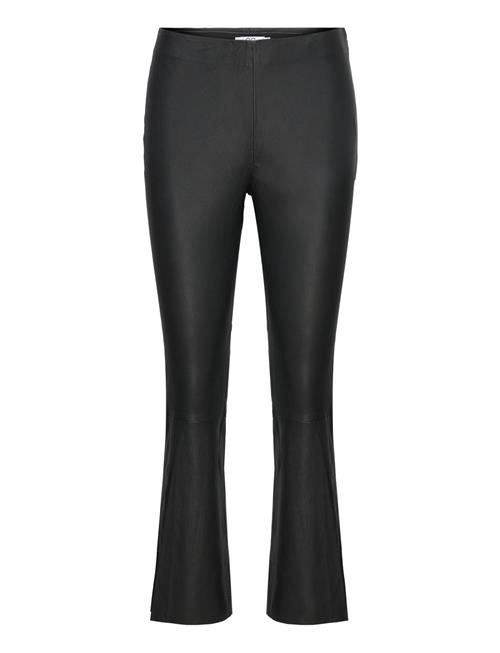 Se Coster Copenhagen Cc Heart Cropped Leather Leggings - Coster Copenhagen Black ved Booztlet