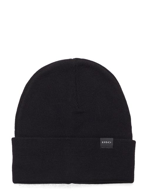 Se Edwin Watch Cap Beanie-Black Edwin Black ved Booztlet