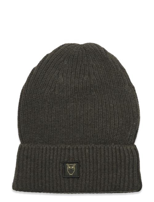 Knowledge Cotton Apparel High Wool Beanie - Rws Knowledge Cotton Apparel Khaki