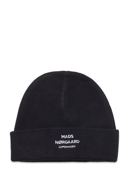 Mads Nørgaard Isak Logo Ambas Beanie Mads Nørgaard Black