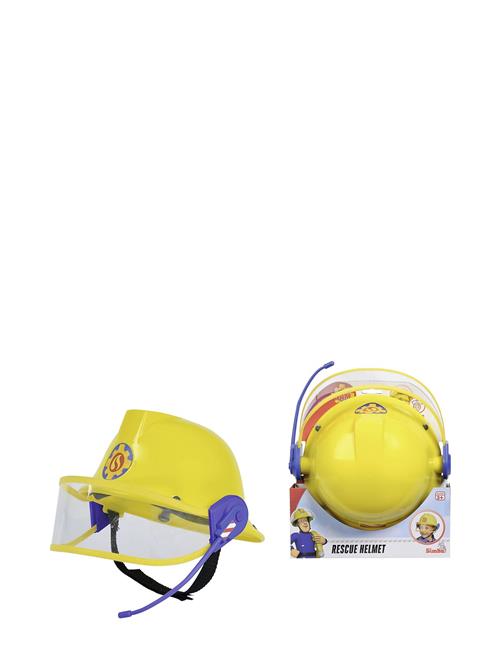 Se Simba Toys Sam Plastic Helmet With Microph Simba Toys Yellow ved Booztlet