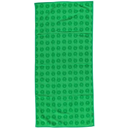 Småfolk 70 x 140 Mønstret Håndklæde Med Æbler Grøn One Size      Unisex
