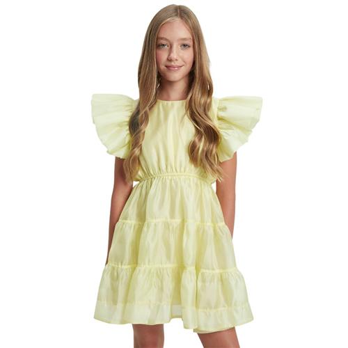 Bardot Junior Oshin Organza Mini Kjole Sunshine | Gul | 12 years