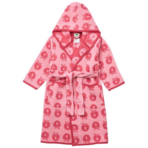 Se Småfolk Mønstret Badekåbe Med Æbler Sea Pink | Lyserød | 2-3 years ved Babyshop