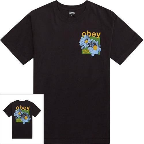 Se Obey Obey Seeds Grow Tee Sort ved Quint