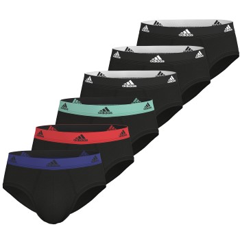 adidas 12P Active Flex Cotton Briefs Sort bomuld Large Herre