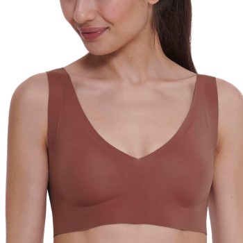 Sloggi Bh ZERO Feel 2 0 Bralette Mørkbrun  Small Dame