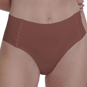 Sloggi Trusser ZERO Feel 2 0 High Waist Brief Mørkbrun  X-Small Dame