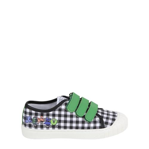 Kenzo Ginghame Sneakere Elfenben 32 EU  Creme  32 EU  Unisex