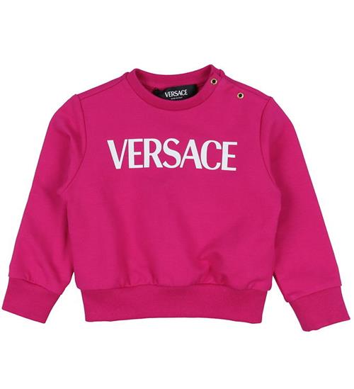 Versace Versace Sweatshirt - Fuchsia m. Hvid