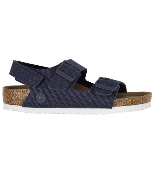 Birkenstock Birkenstock Sandaler - Milano HL Rivet Logo - Vegan Canvas Midni