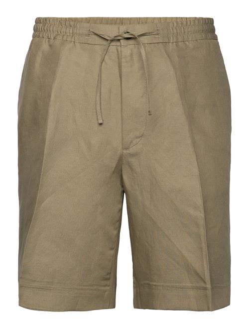 J. Lindeberg Baron Tencel Linen Shorts J. Lindeberg Khaki