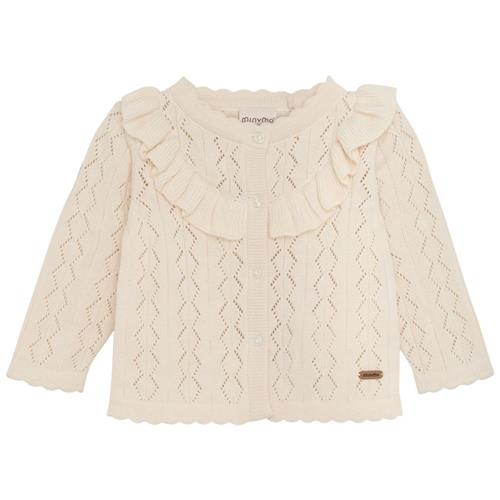 Minymo GOTS Cardigan Eggnog |  | 74 cm