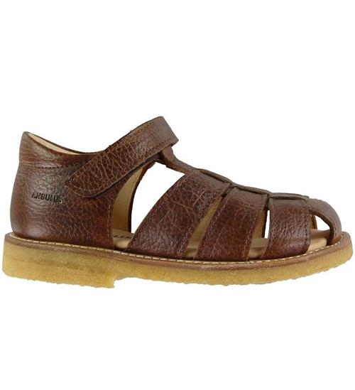 Se Angulus Angulus Sandaler - Cognac m. Velcro ved KidsWorld