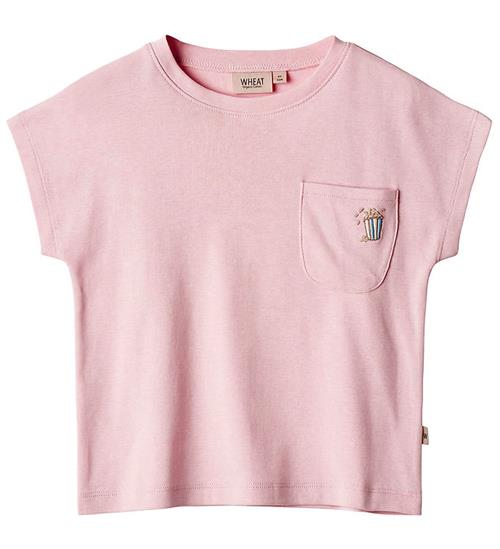 Se Wheat T-shirt - Signe - Rose Ballet ved KidsWorld