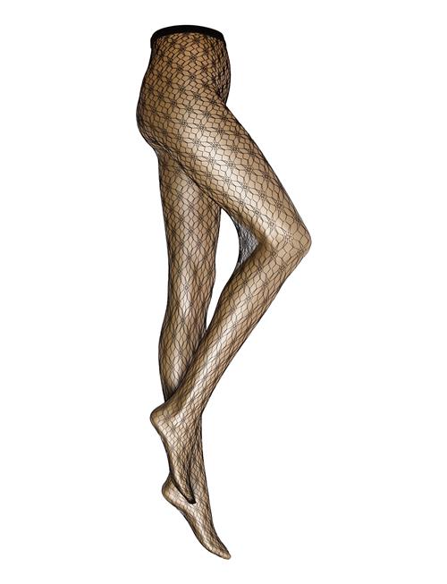 Se Hunkemöller Ti Fishnet Graphic Crochet Hunkemöller Black ved Booztlet