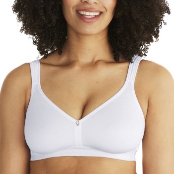 Swegmark Bh Cotton Soft Moulded Cups Bra Hvid B 85 Dame