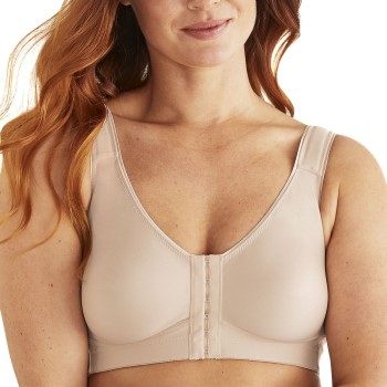 Swegmark Bh Front Fastening CoolMax Moulded Soft Bra Beige B 85 Dame