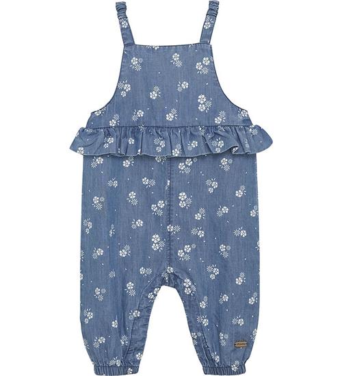 Se Minymo Minymo SmÃ¦kbukser - AOP - Chambray - Gray Mist ved KidsWorld