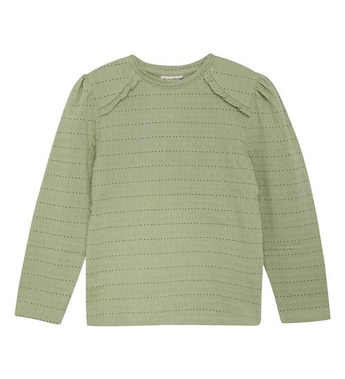 Se Minymo Bluse - Jaquard - Reseda ved KidsWorld