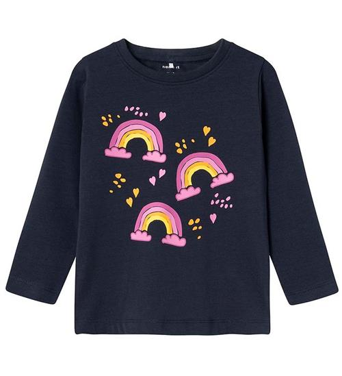 Se Name It Name It Bluse - NmfSjolle - Dark Navy ved KidsWorld