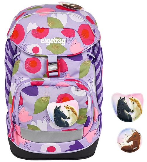 Se Ergobag Ergobag Skoletaske - Prime - Flower PowBear ved KidsWorld