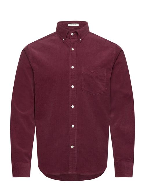 Reg Ut Corduroy Shirt GANT Burgundy