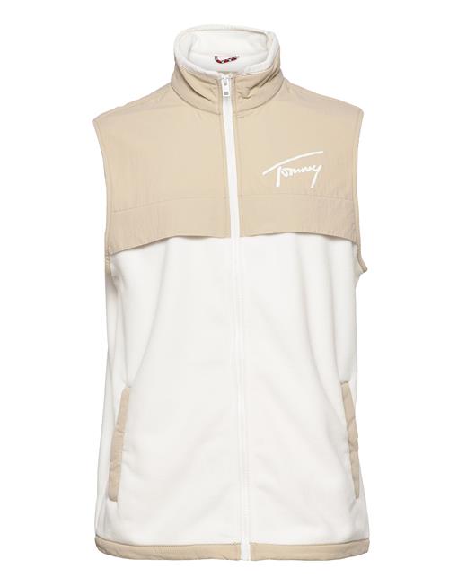 Tommy Jeans Tjm Mix Media Retro Vest Tommy Jeans Cream