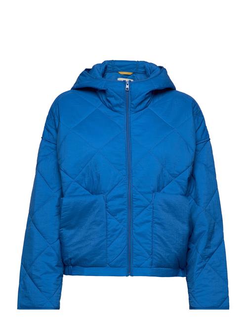 Wide Fit Quilted Jacket Esprit Casual Blue