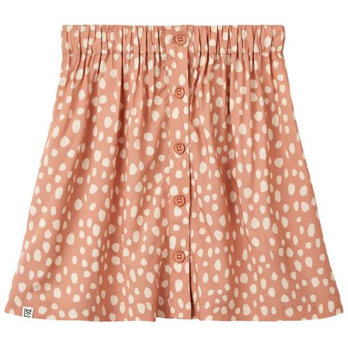 Se Liewood Rosita Mønstret Nederdel Leo Spots/Tuscany Rose | Lyserød | 98 cm ved Babyshop