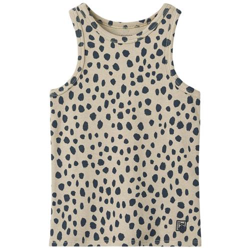 Se Liewood Embla Mønstret Tanktop Leo Spots/Mist | Beige | 104 cm ved Babyshop