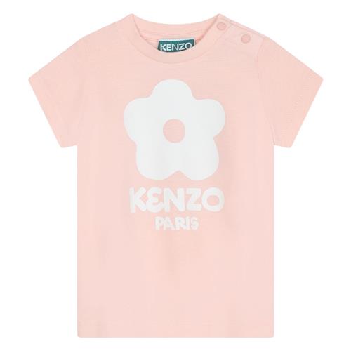 Se Kenzo Logo T-shirt Lyserød | Lyserød | 6 months ved Babyshop