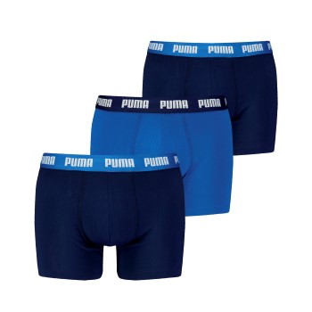 Puma 3P Men Everyday Boxer Marine/Blå bomuld Medium Herre