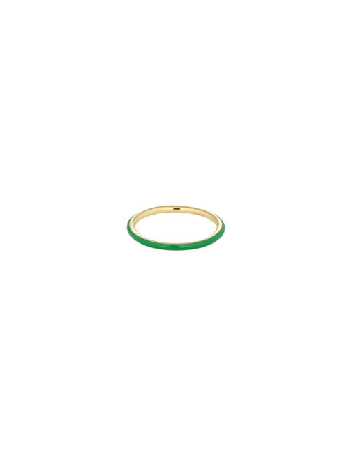 Se Design Letters Classic Stack Ring Design Letters Green ved Booztlet