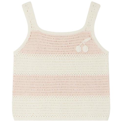 Bonpoint Cap Stribet Strikket Tanktop Lyserød | Lyserød | 4 years