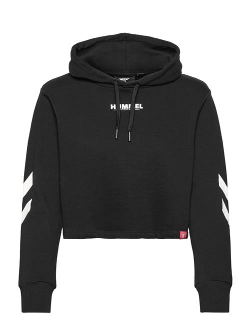 Se Hummel Hmllegacy Woman Cropped Hoodie Hummel Black ved Booztlet